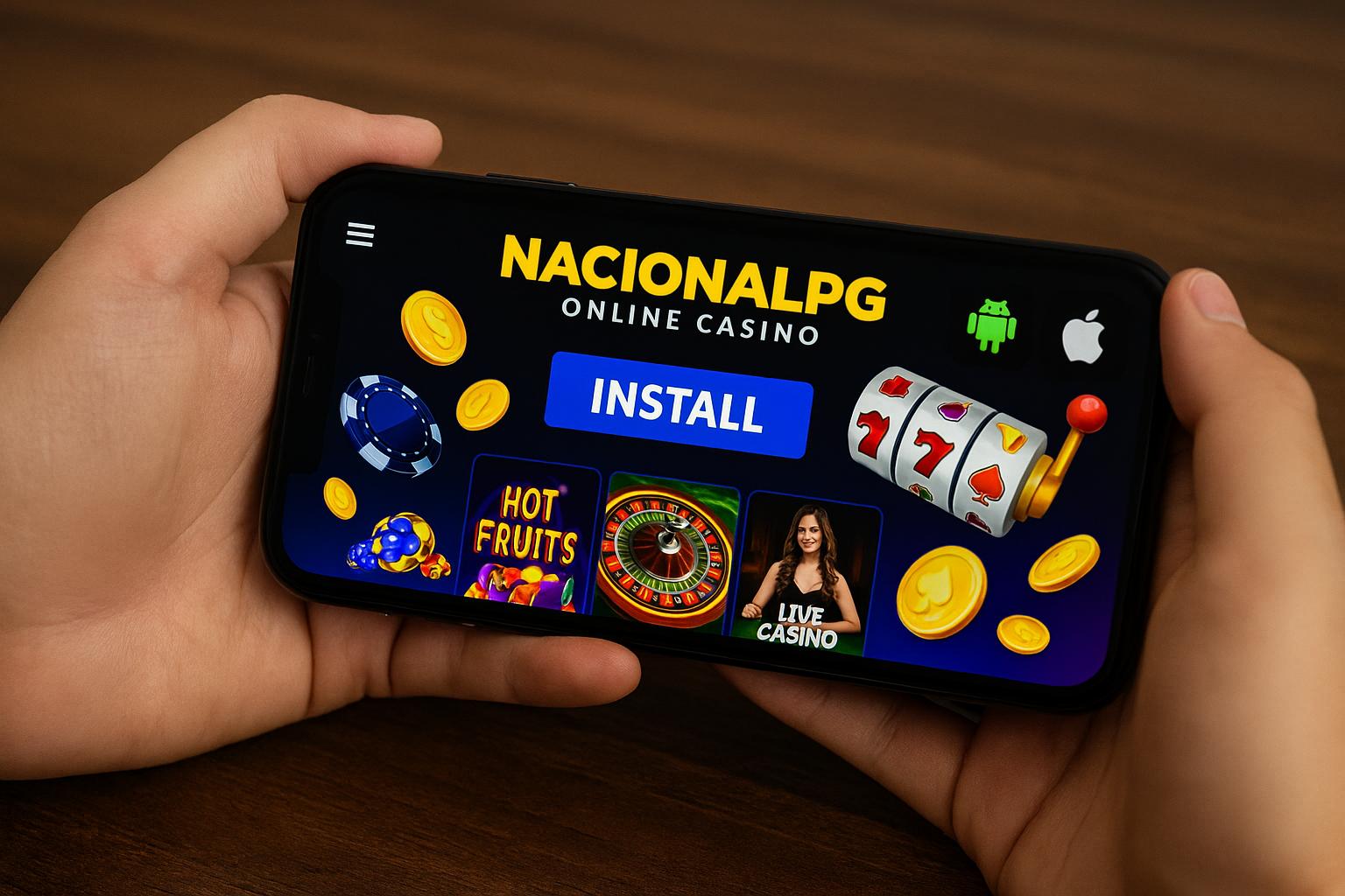 Baixar o NACIONALPG Cassino App