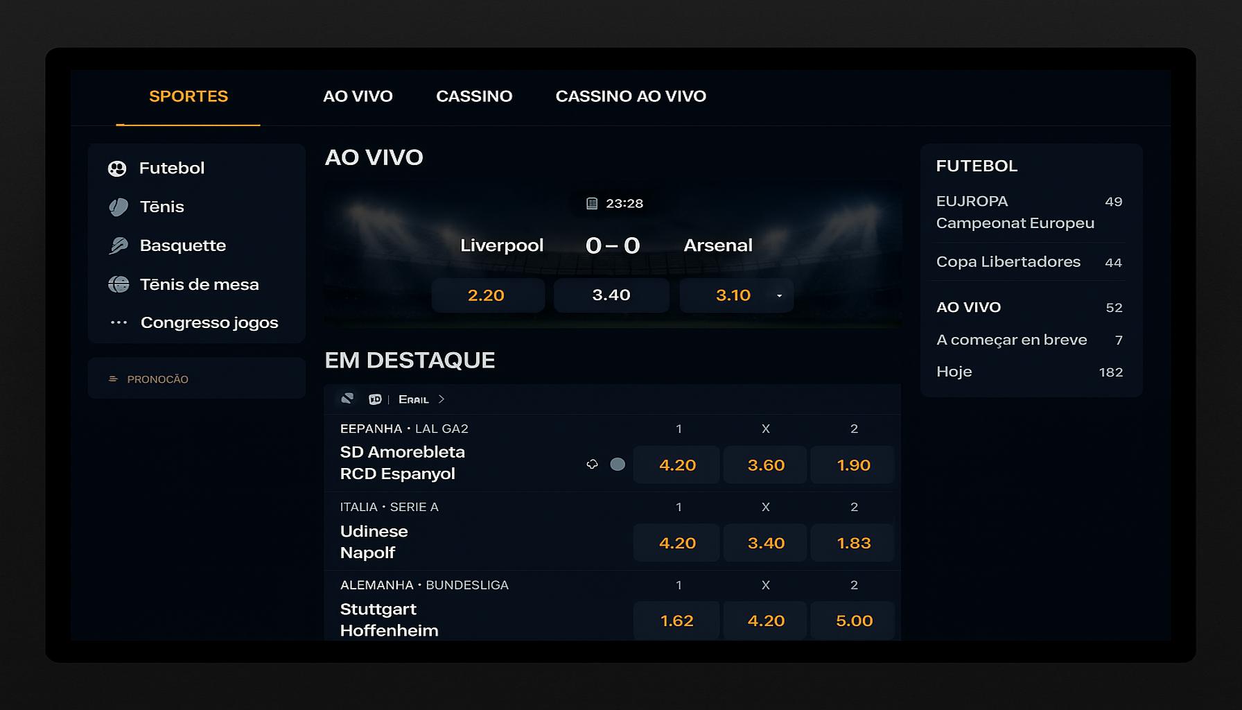 Aposte em apostas esportivas no cassino online NACIONALPG