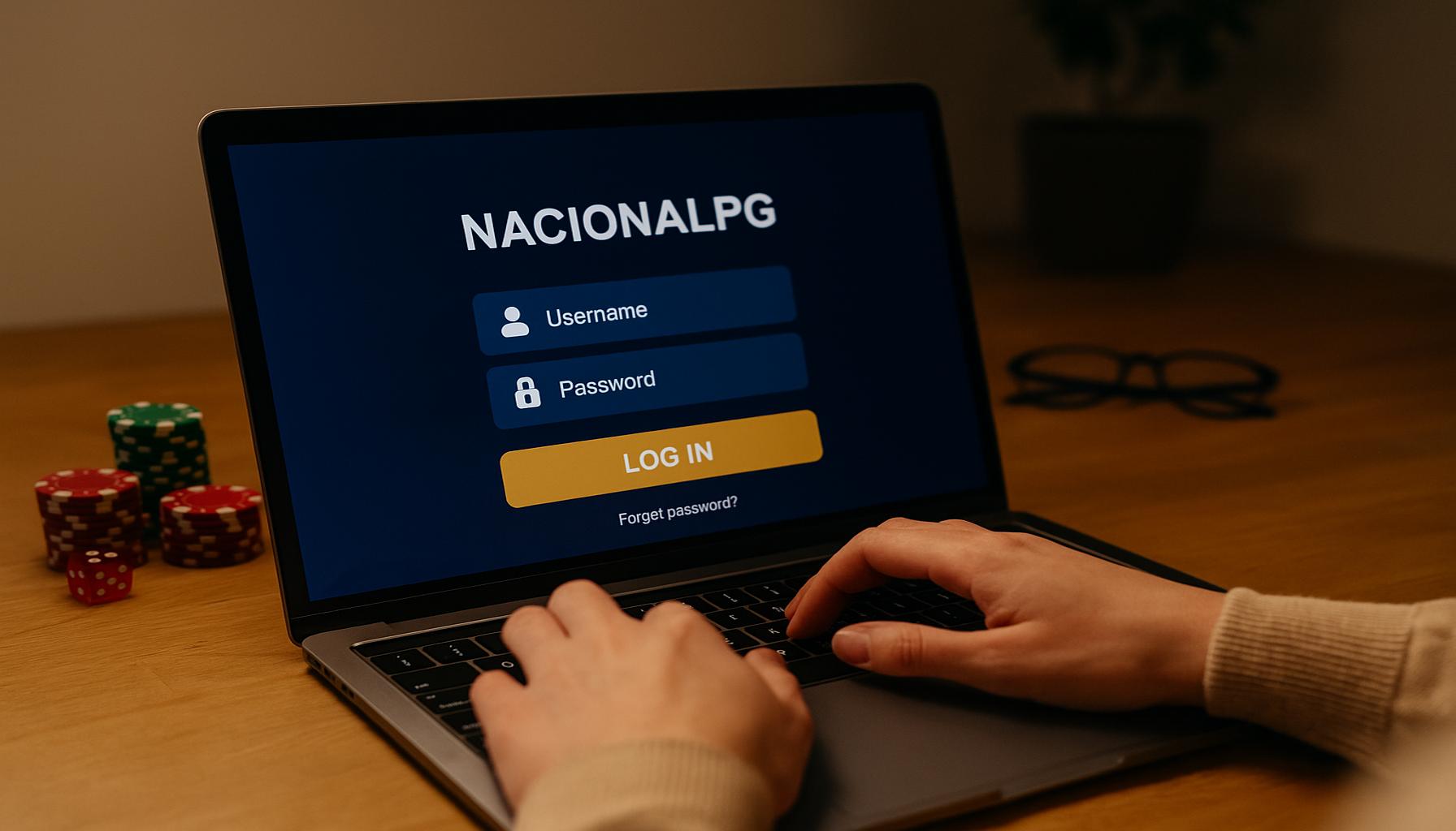 Login no Cassino NACIONALPG